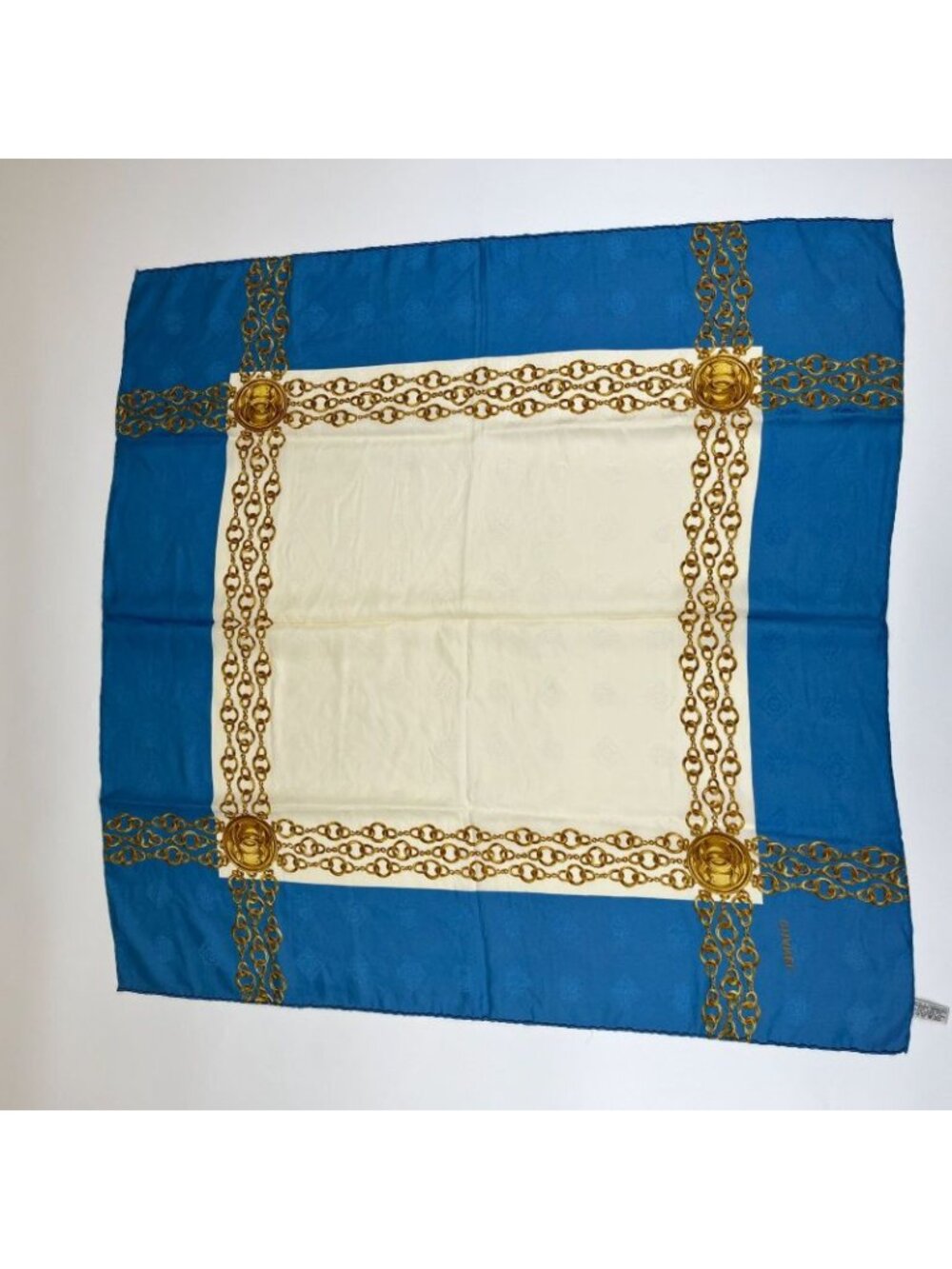 Chanel CC Logo Scarf Silk Multicolor Vintage - Picture 10 of 16